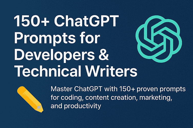 150+ ChatGPT Prompts for Developers & Technical Writers