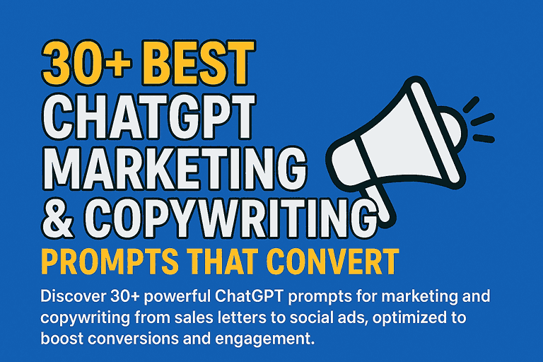 30+ Best ChatGPT Marketing & Copywriting Prompts That Convert