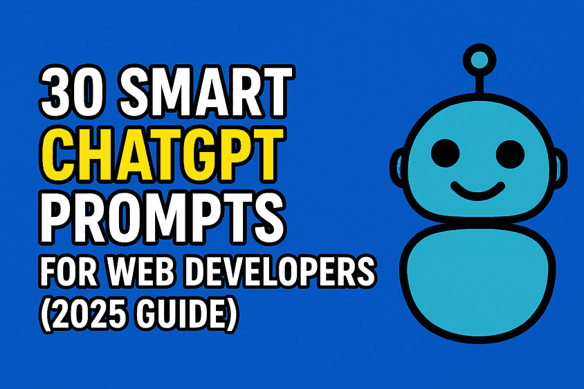 30 Smart ChatGPT Prompts for Web Developers (2025 Guide)